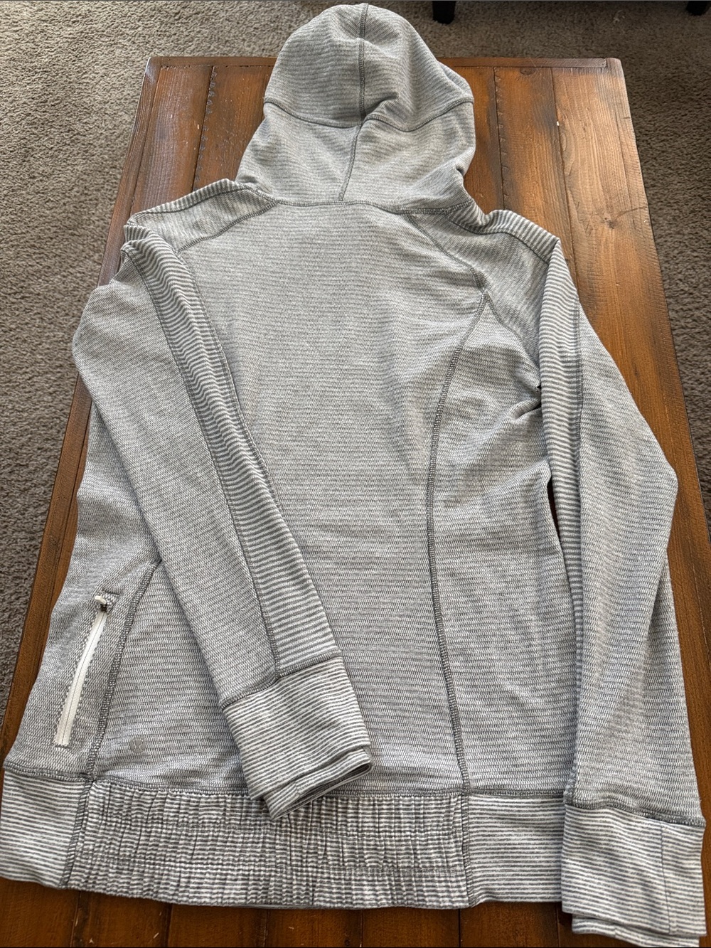 Women's Hooded Jacket - Light Gray